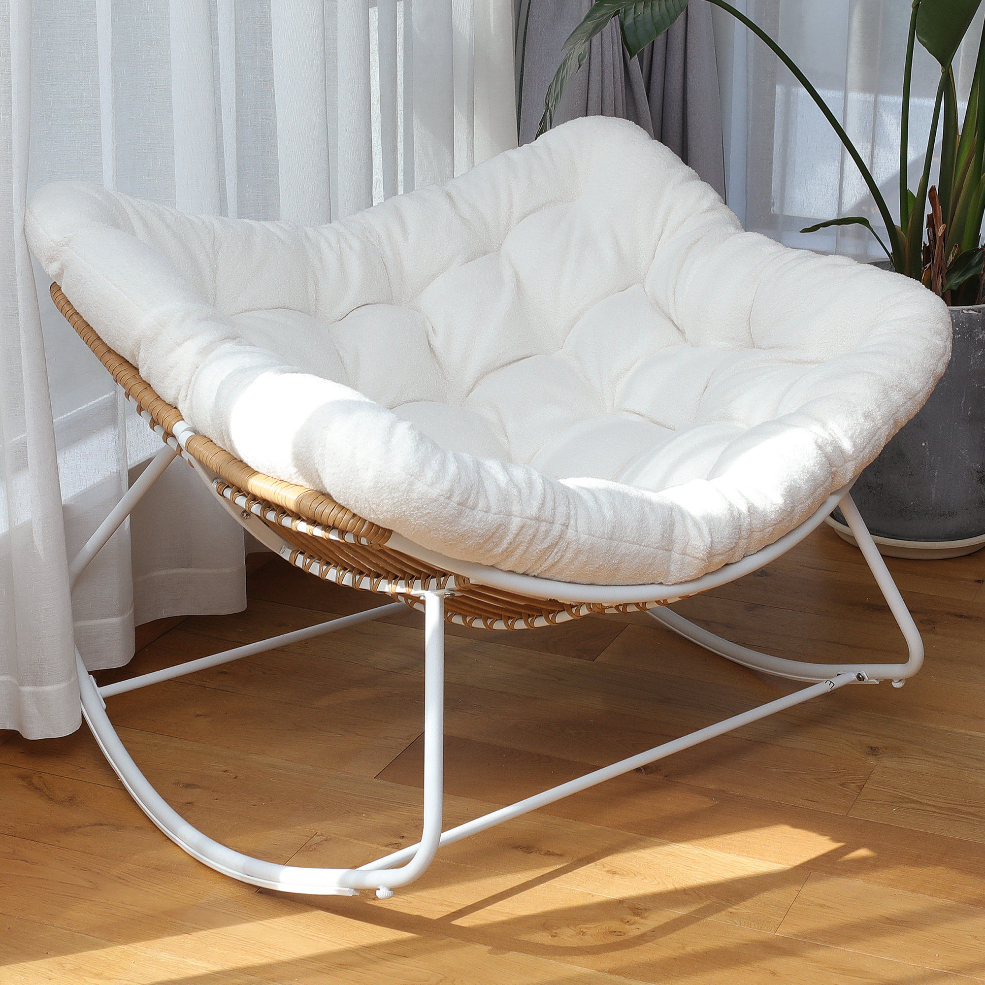 Bay Isle Home™ Akishia Metal Rocking Chair & Reviews | Wayfair